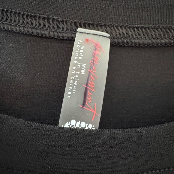 FP Movement by Free People Black and White Patterned Crop Top - Picture 5 of 5